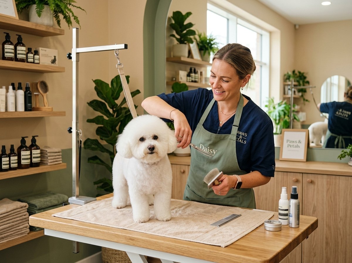 Pet grooming service at PetPerfect